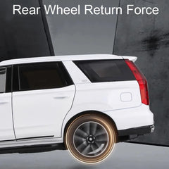 Diecast Escalade / Prado Model Car – Alloy Toy With Sound, Light, Opening Doors & Pull Back Function