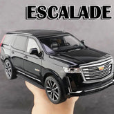 Diecast Escalade / Prado Model Car – Alloy Toy With Sound, Light, Opening Doors & Pull Back Function