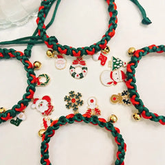 Pet Accessories Creative Christmas Pet Collar Adjustable Exquisite Pet Necklace Cute Fashion Cat Neck Strap Pet Shop
