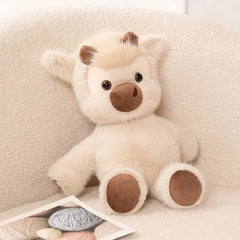 Highland Cow Plush Toy - 40cm Soft Stuffed Cow for Kids