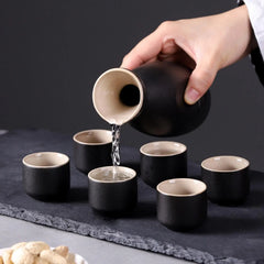 Sake Pot Cups Set Drinkware Creative Decoration for Kitchen