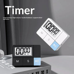 Electronic Timer, kitchen Cooking Timer Tool, Time Reminder, Visual Timer, Student Self-Study